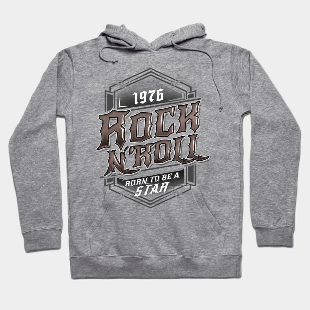 'Born to be a Rock Star' Amazing Rock n Roll Rocker Gift Hoodie by ourwackyhome